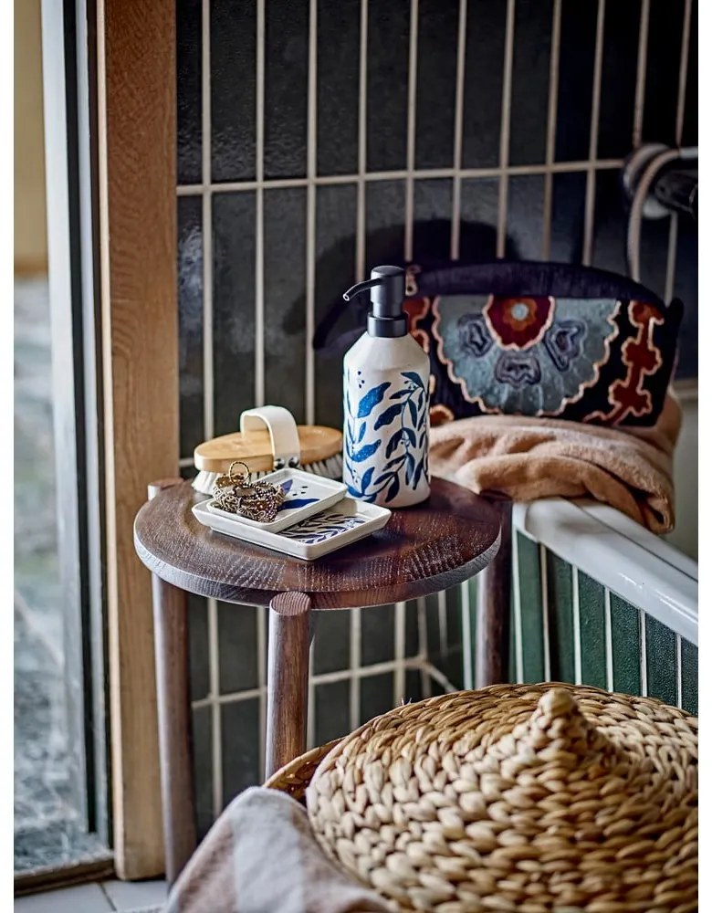 Бяло-син каменоделски диспенсър за сапун Aurora - Bloomingville