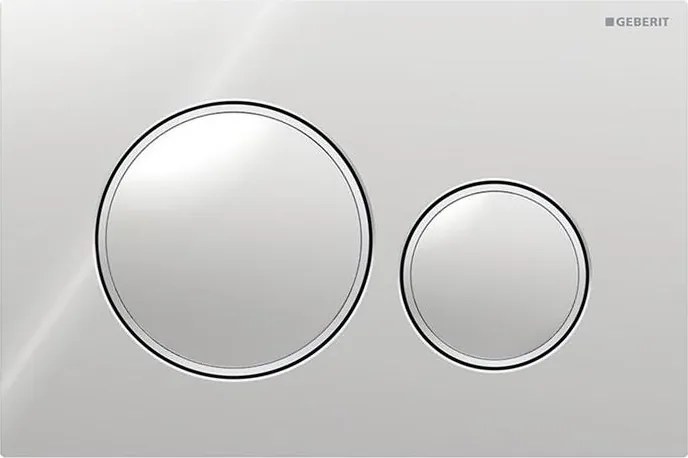Geberit 115.882.KH.1 - Бутон за промиване Sigma20 24,6x16,4 cm матов хром