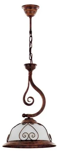 Kemar VE/1 - Висящ полилей VERDA 1xE27/60W бронз