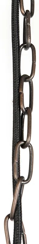 Индустриален висящ аплик антично кафяв 60 см - Hoodi