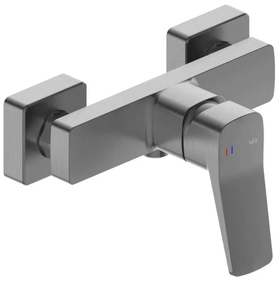 KFA Armatura 4526-010-61 - Душ смесител MALAGA, металически сив