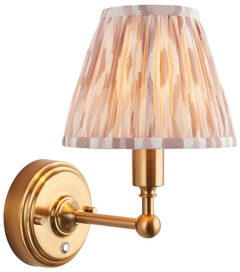 Endon 114831 - LED Димируем акумулаторен стена лампа BURLEY LED/1,5W/5V месинг/бежов