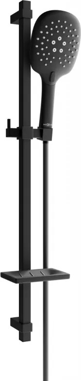 Mexen DQ22 плъзгащ се душ комплект, черен - 785224581-70