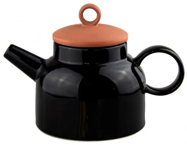 Horecano - Порцеланов чайник 820мл HELLA-BLACK-(HC-56445)