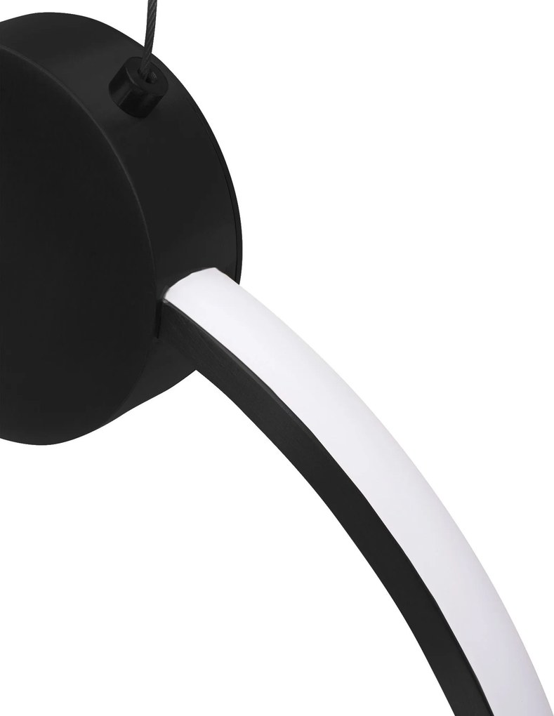 Плафон LED APP1398-CP BLACK 50cm