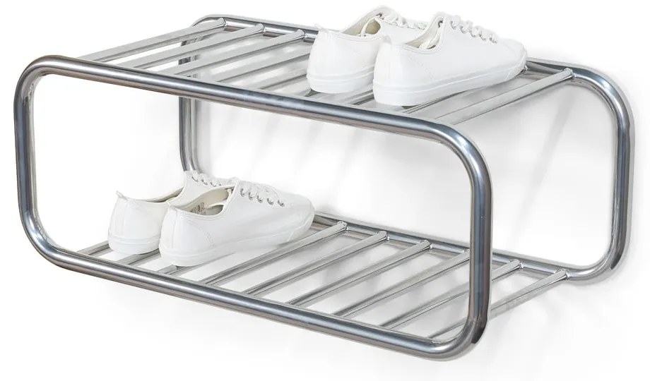 Метална висяща стойка за обувки в сребрист цвят 72x28x35 cm Retro – Spinder Design