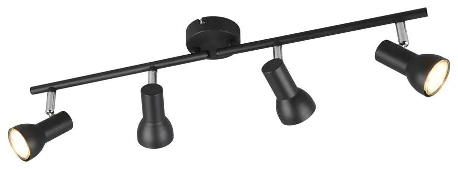 Черен прожектор ø 8 cm Cantar – Reality