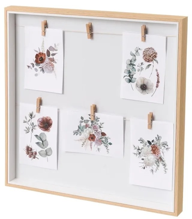 Рамка за стена в естествен цвят 43x43 cm - Casa Selección