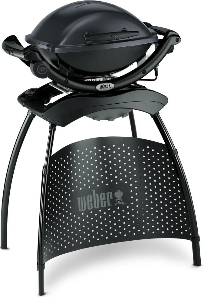 Електрическо барбекю Weber Q1400 Dark Grey w Stand, 2200 W, 43х32 см