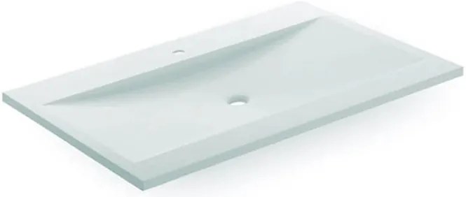 Bathco 0506 - Вградена мивка MANHATTAN 100x45 см смола/бяла