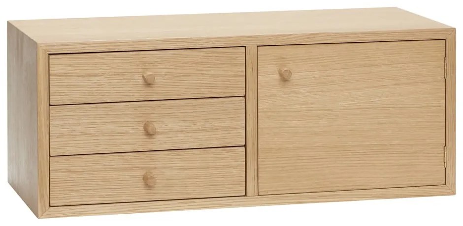 Висящо шкафче от декор от дъб естествено 50x20 cm Piccolo – Hübsch