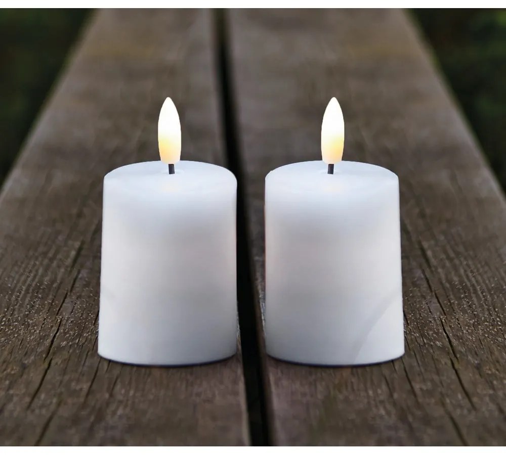 Екстериорни LED свещи в комплект от 2 бр. (височина 6,5 cm) Sille – Sirius