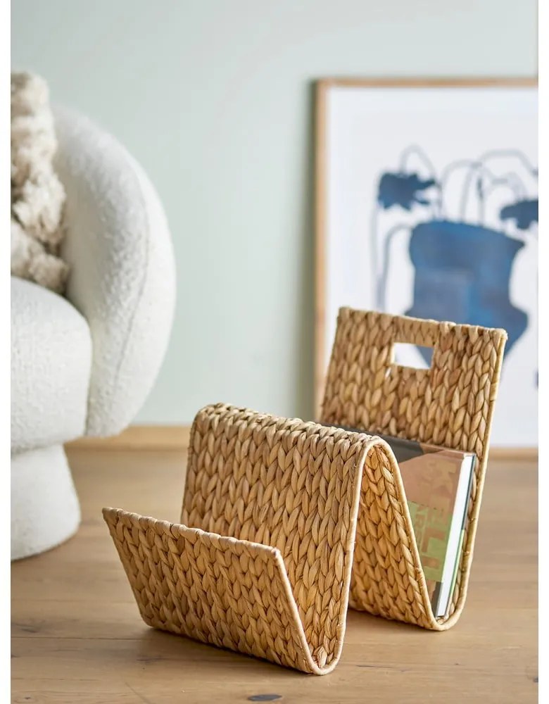 Стойка за списания от воден зюмбюл Dex – Bloomingville