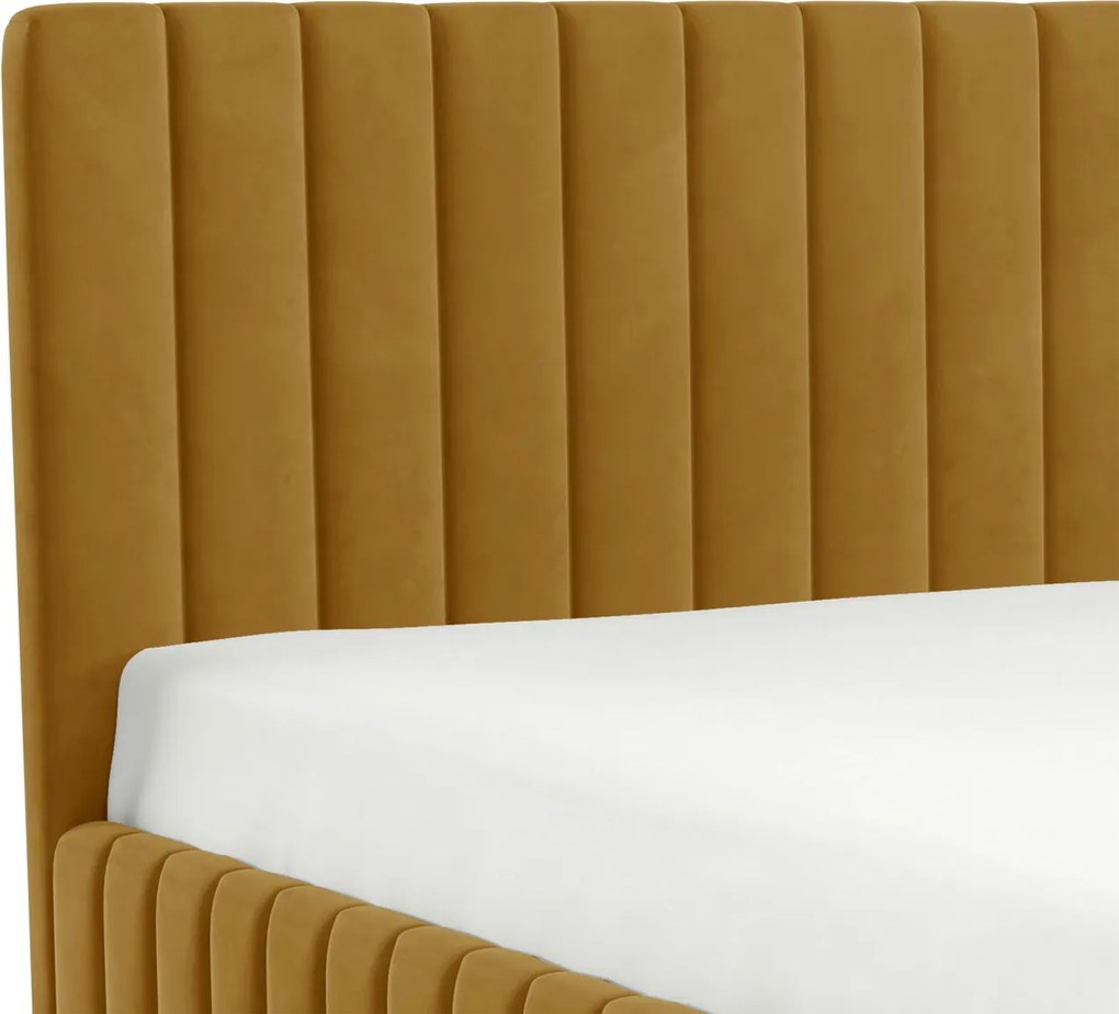 Тапицирано легло Lewezo-Кафе-180 x 200