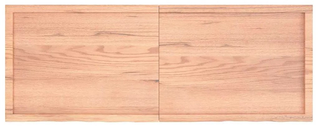 3156387 vidaXL Плот за маса светлокафяв 160x60x(2-4) см обработен масивен дъб