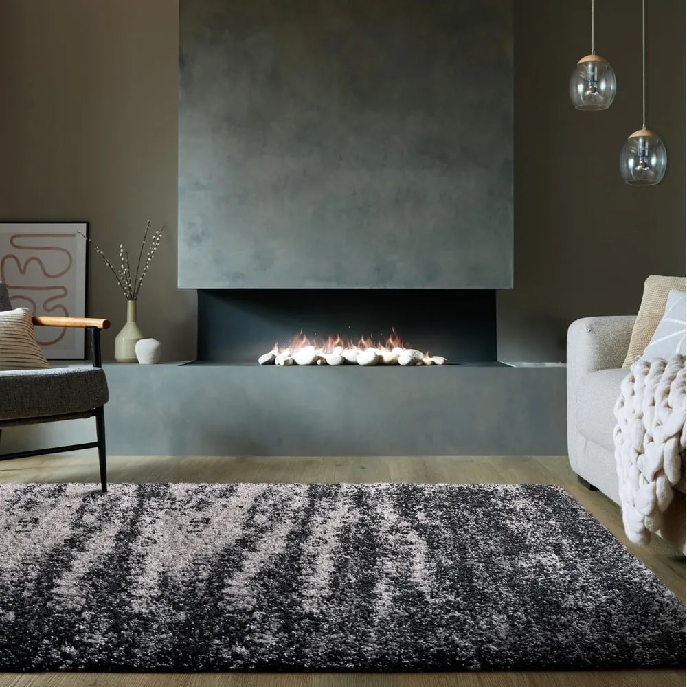 Сив килим 200x290 cm Dune Ombre – Flair Rugs