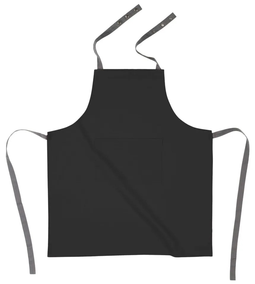 Черна памучна кухненска престилка - Tiseco Home Studio