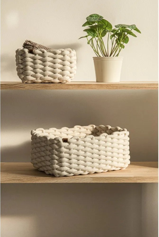 Текстилна кошница 35x25x14 cm Peach Skin M – Bigso