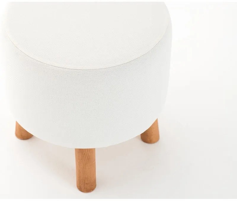 Бяла табуретка Silindir – Balcab Home