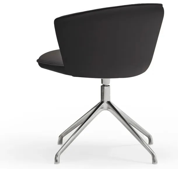 Черни тапицирани трапезни столове в комплект 2 бр. Add – Teulat