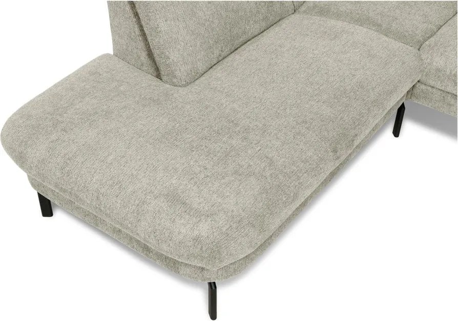 Светлосив ъглов диван (ляв ъгъл) Gomero – Scandic