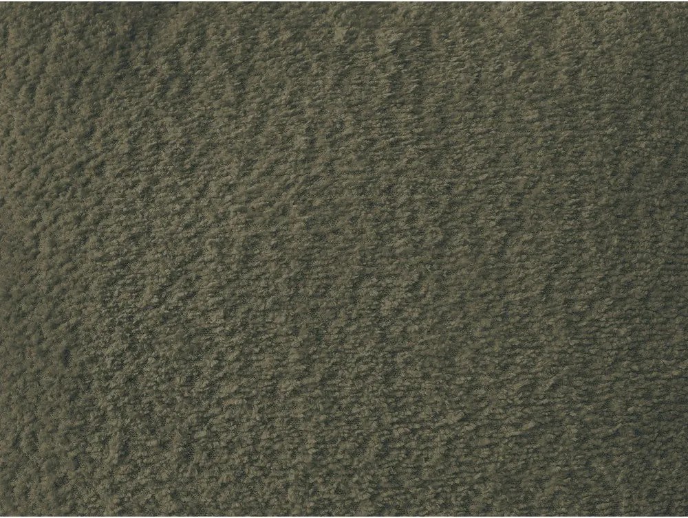 Зелен ъглов диван от прежда с примки от букле (ляв ъгъл) Azra – Bobochic Paris