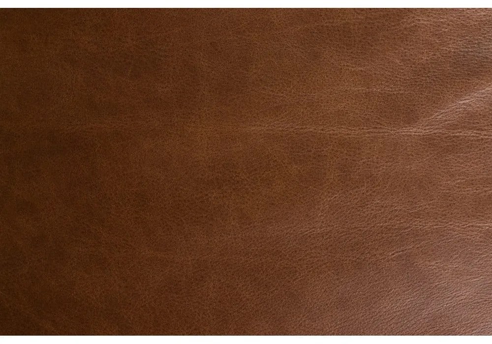 Кафяв кожен диван 214 cm Douglas – Dutchbone