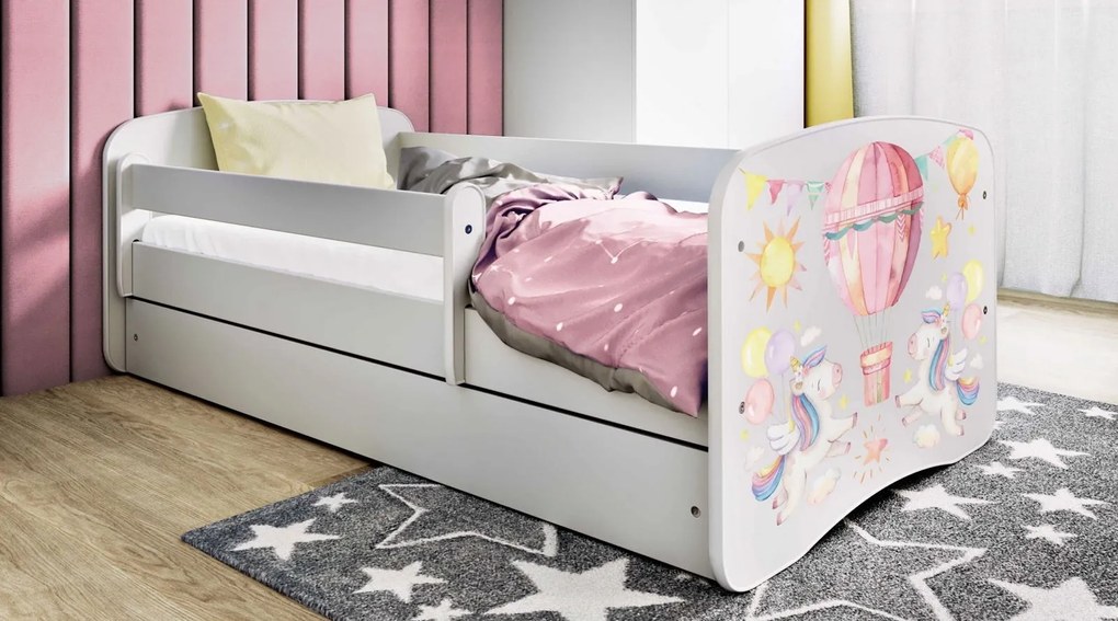 Детско легло Babydreams Cartoon-Leuko-180 x 80-Balloon