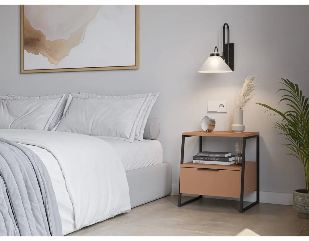 Нощно шкафче тухлен Velia – Marckeric