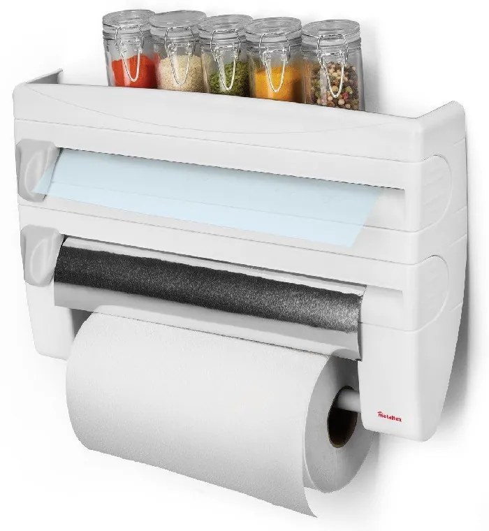 Кутия за кухненски кърпи и други аксесоари , дължина 38 cm - Metaltex
