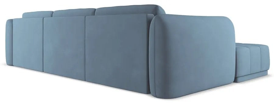 Светлосин ъглов диван (ляв ъгъл) Hoku – Makamii