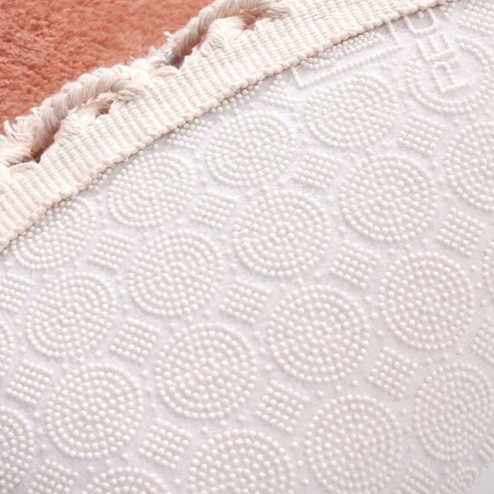 Кафяв килим за баня ø 80 cm Tuft – Foutastic