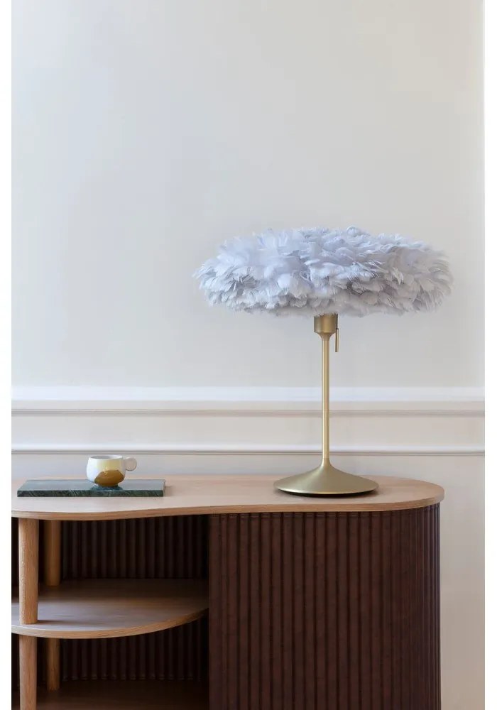 Нисък скрин с дъбов декор в кафяв и естествен цвят с плъзгащи се врати 100x67 cm Audacious - UMAGE