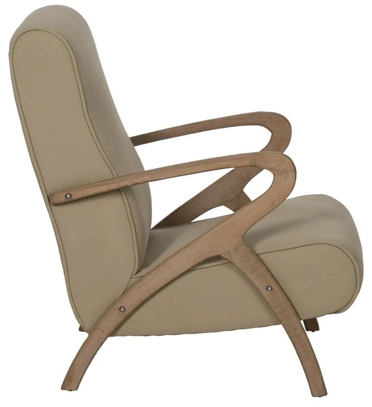 Бежово кресло Weave – Ixia