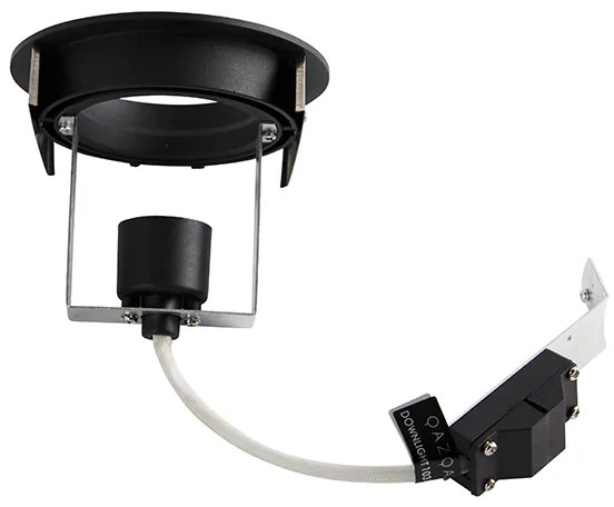 Комплект от 6 модерни черни наклоняеми вградени прожектора AR70 - Cisco