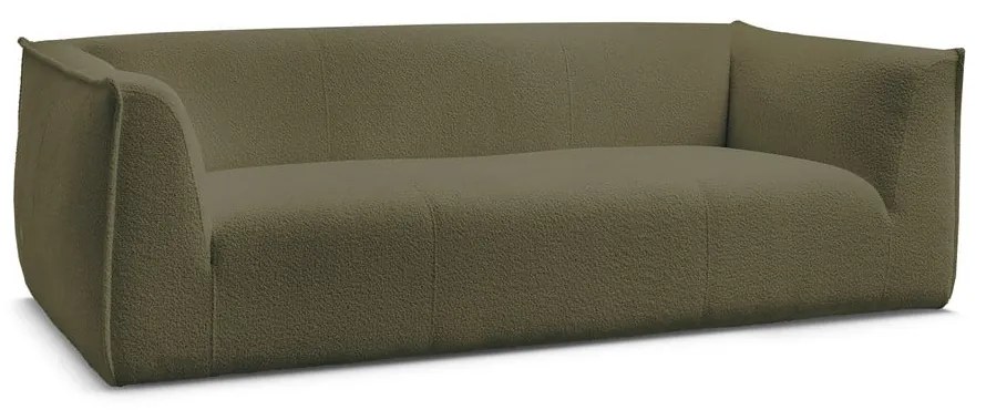 Зелен диван от прежда с примки от букле 242 cm Giorgia – Bobochic Paris