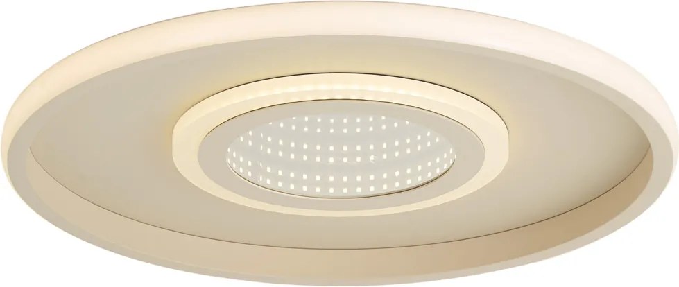 Модерна таванна лампа бяла с LED и 3-степенен превключвател - Frini