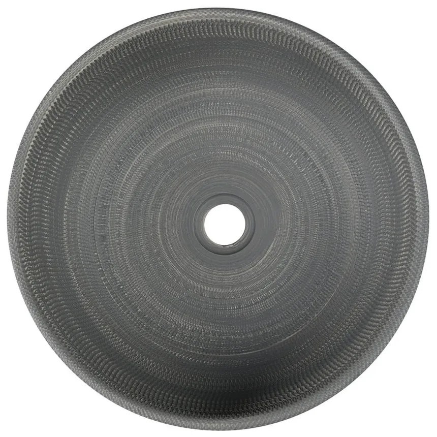 Сива керамична кръгла мивка ø 41 cm Priori – Sapho