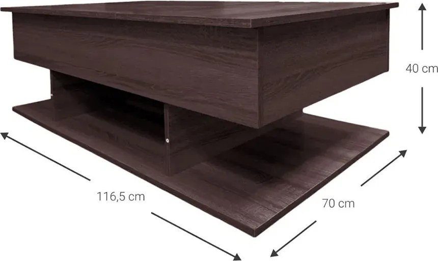 Холна масичка Linda-Wenge