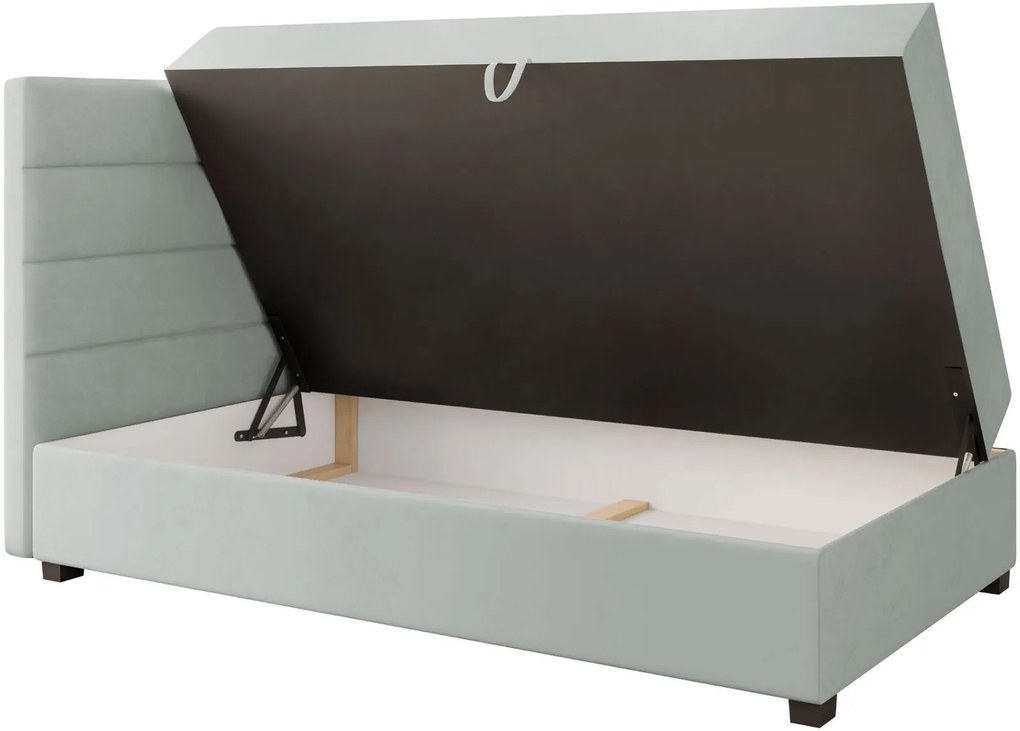 Тапицирано легло Elen-Синьо-90 x 200