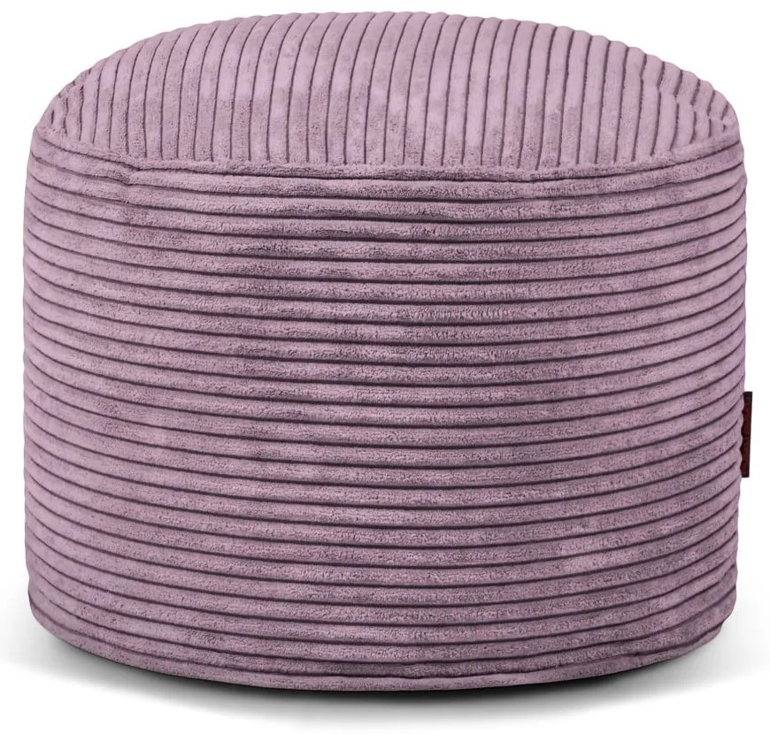 Лилав пуф от рипсено кадифе Mini – SLOWDOWN