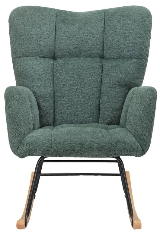 Зелено люлеещо се кресло Elza – Støraa