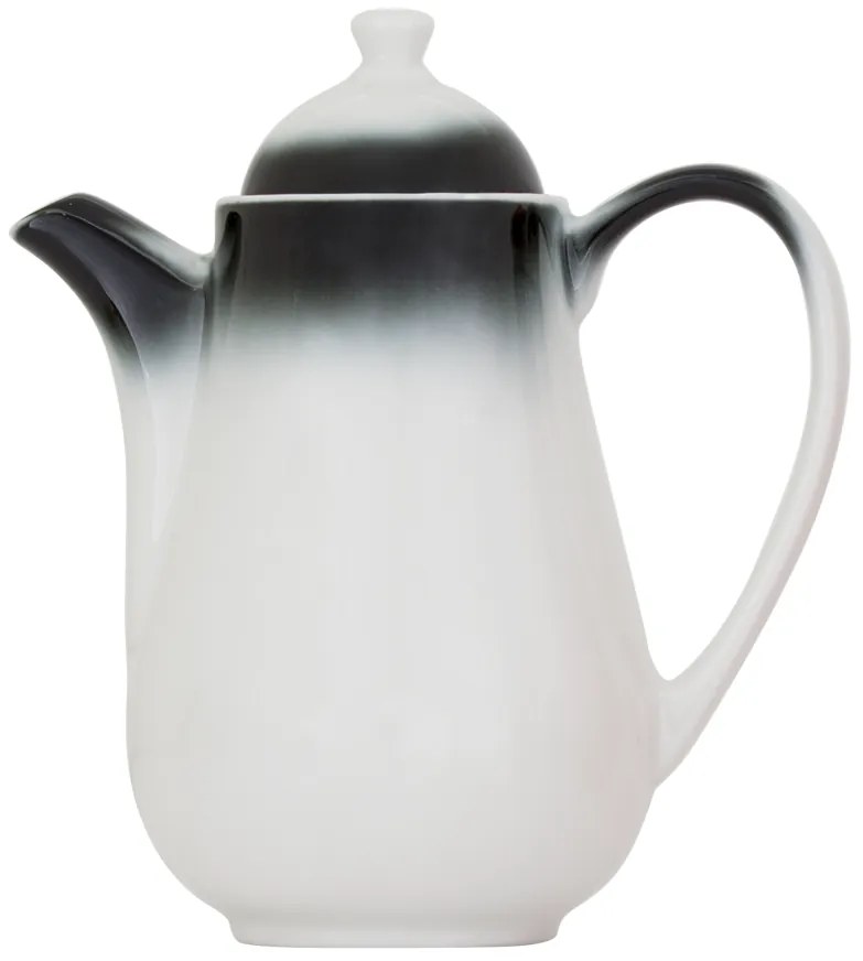 Gural Porselen - Marmaris White/Black Чайник 675ml. (NBNEO02DM63SYH)