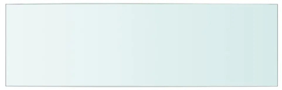 243818 vidaXL Плоча за рафт, прозрачно стъкло, 50 x 15 см