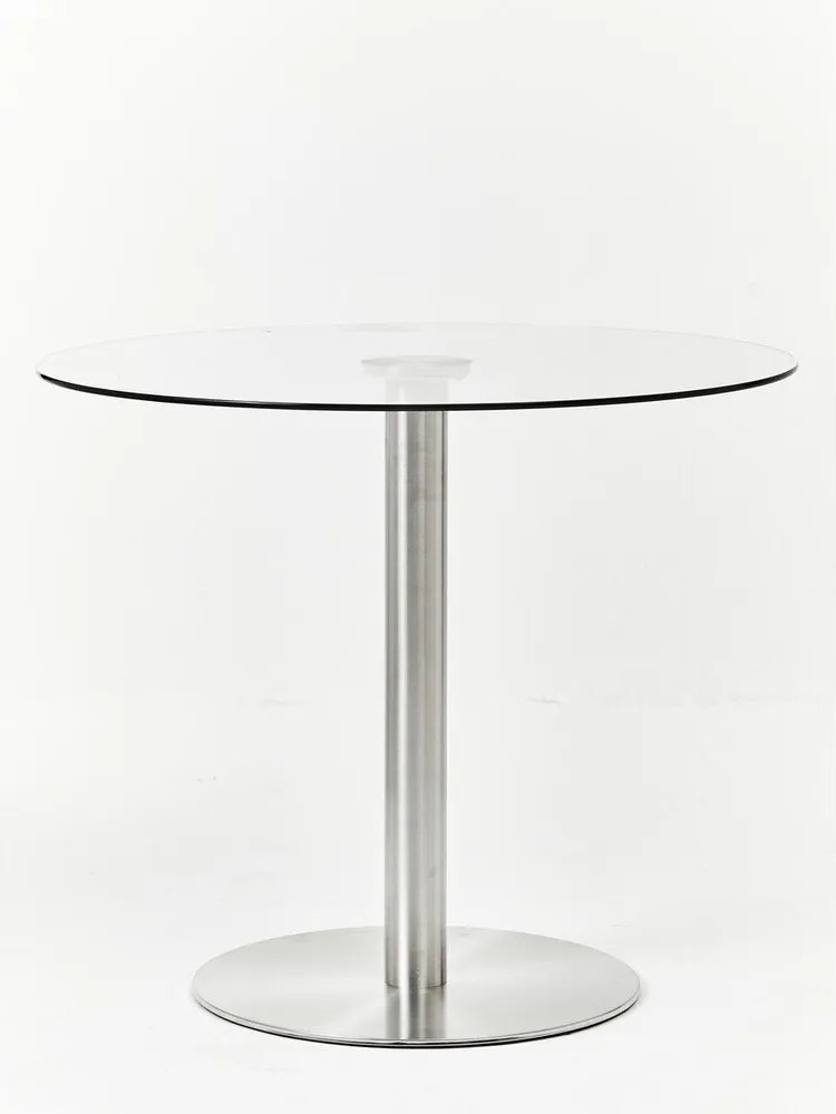 Кръгла трапезна маса със стъклен плот ø 90 cm Metropolitan – Premier Housewares