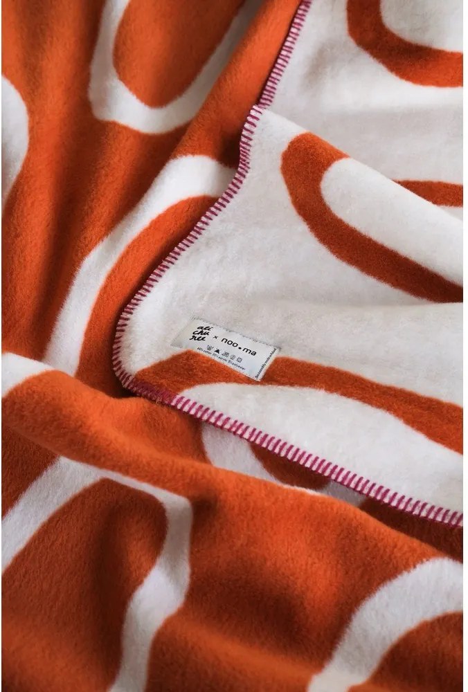 Оранжево одеяло 150x200 cm Swirl – noo.ma