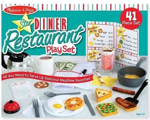 Melissa &amp; Doug - Комплект за игра - Хубав ресторант