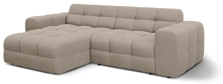 Кафяв ъглов диван (ляв ъгъл) Kendal – Micadoni