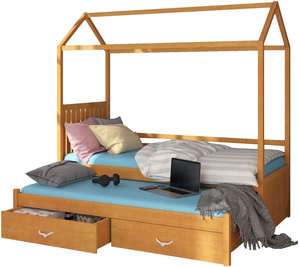 Бебешко Детско легло Umea-180 x 80-Without protector-Fusiko