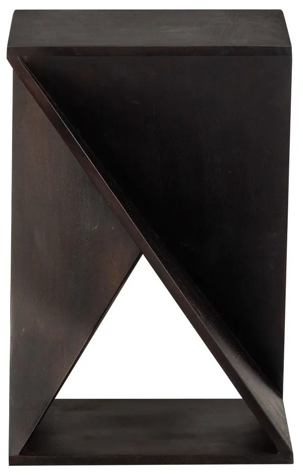 Странична масичка от масивна акация 41x41 cm Ikem – WOOOD